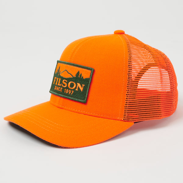 Filson Logger Mesh Cap - Blaze Orange