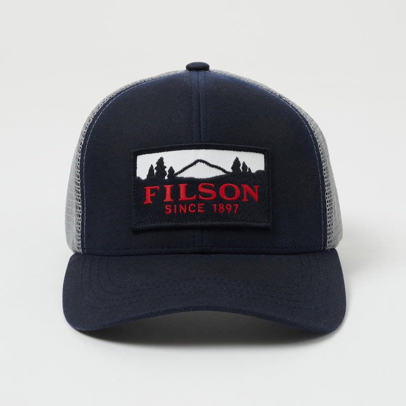 Filson Logger Mesh Cap - Navy