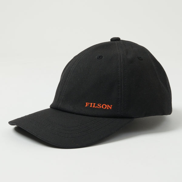 Filson Oil Tin Low-Profile Cap - Black