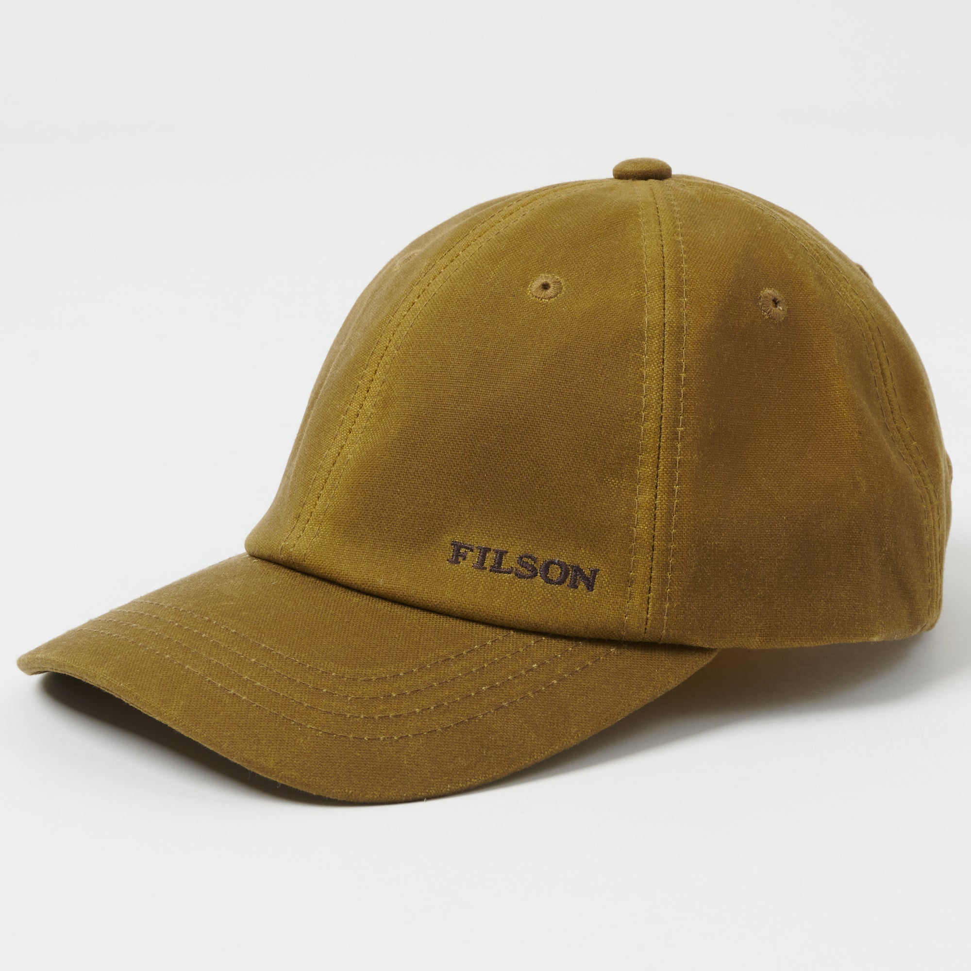 Filson Tin Cloth Low-Profile Logger Cap - Dark Tan