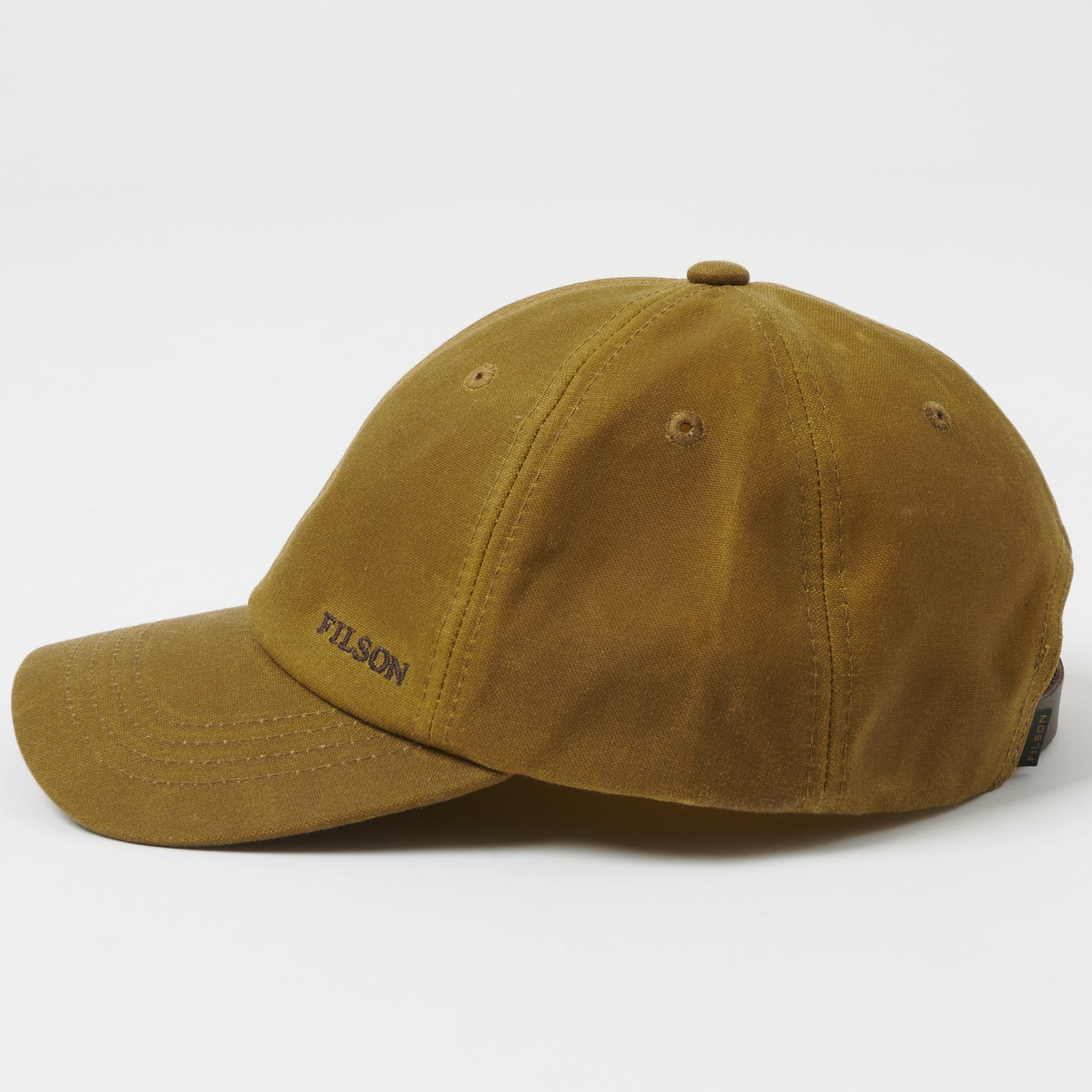 Filson Tin Cloth Low-Profile Logger Cap - Dark Tan