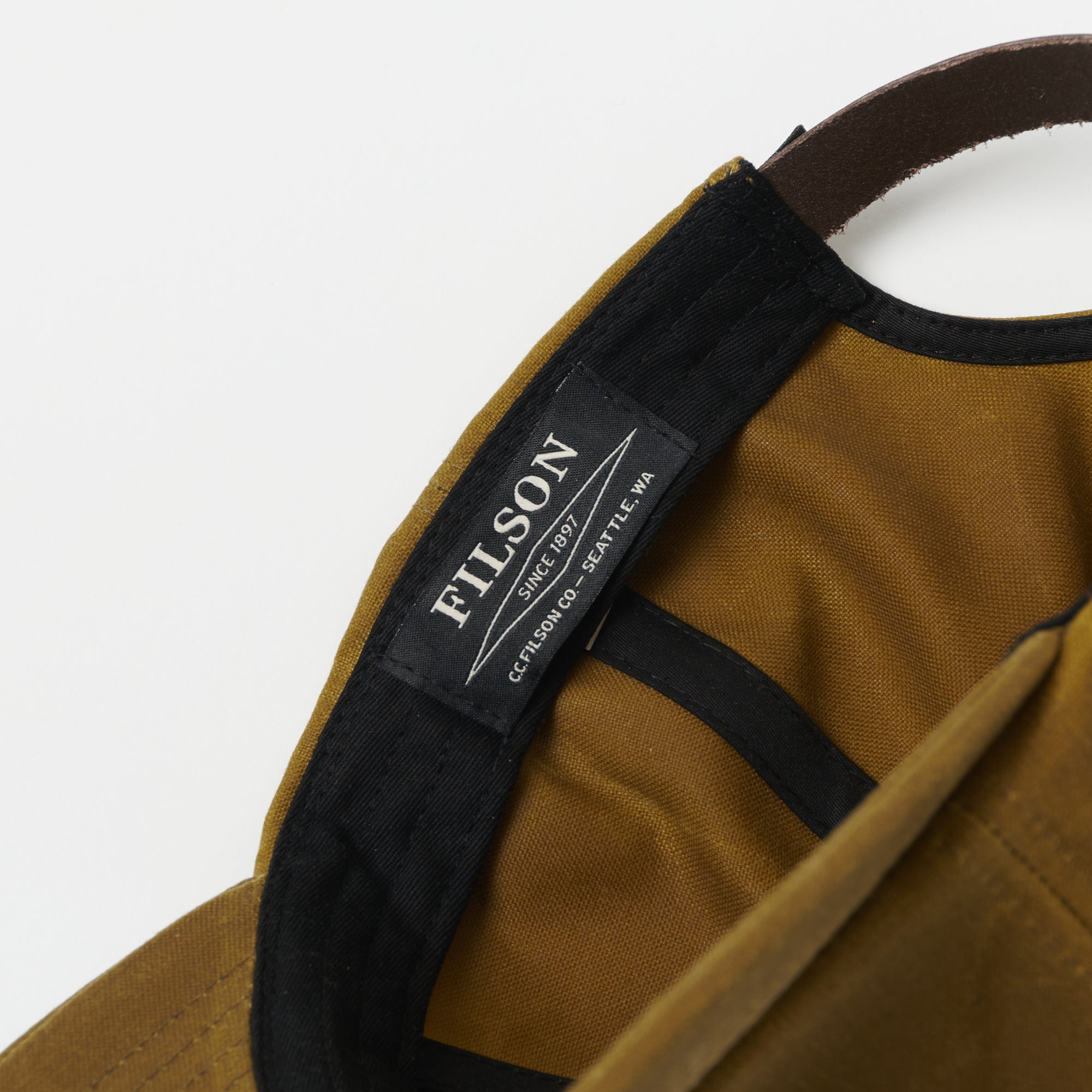 Filson Tin Cloth Low-Profile Logger Cap - Dark Tan