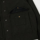 Filson Mackinaw Wool Work Jacket - Peat Black