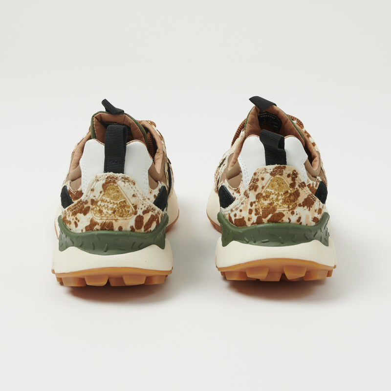 Flower Mountain Yamano 3 Man Suede/Nylon Sneaker - Brown/White