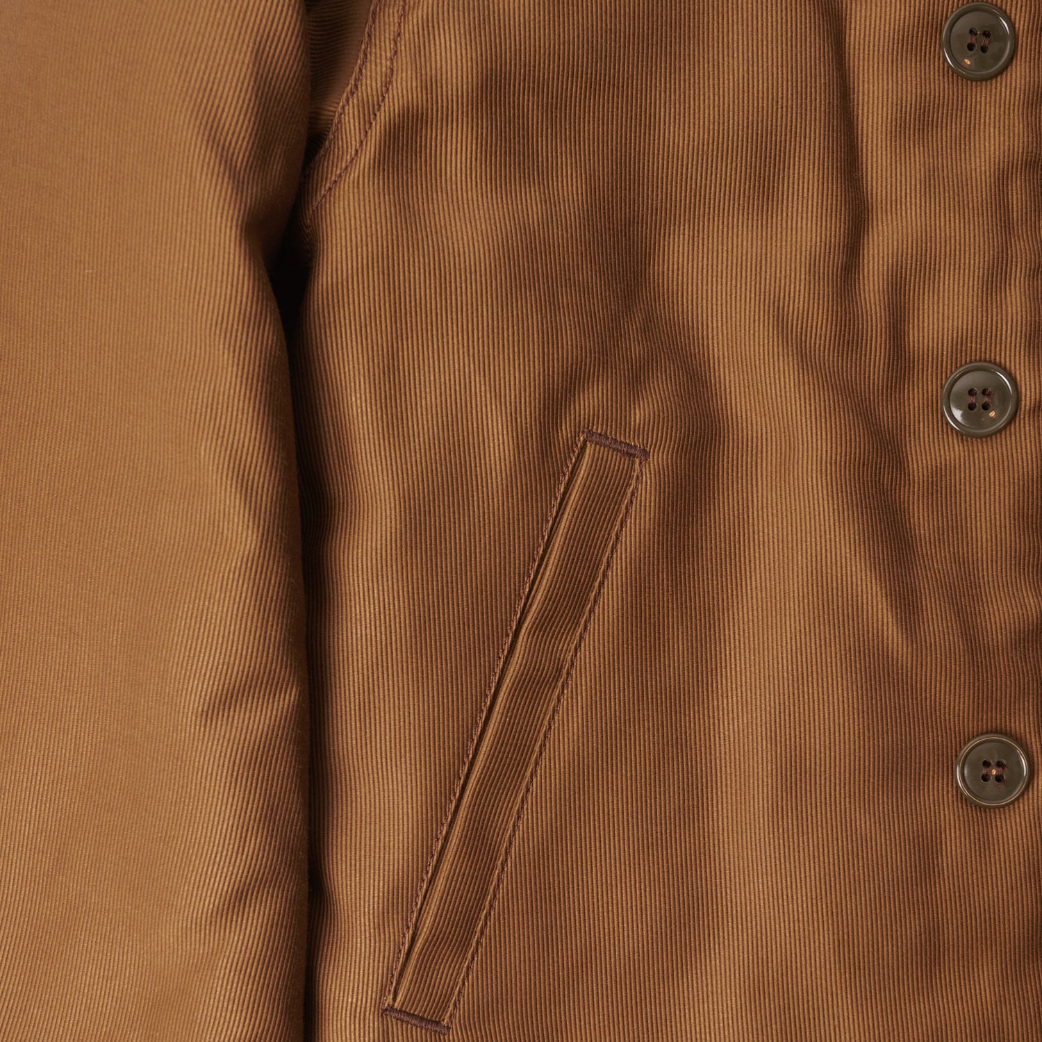 Freewheelers & Co 1940's Type N-1 Deck Jacket - Dark Khaki/Beige