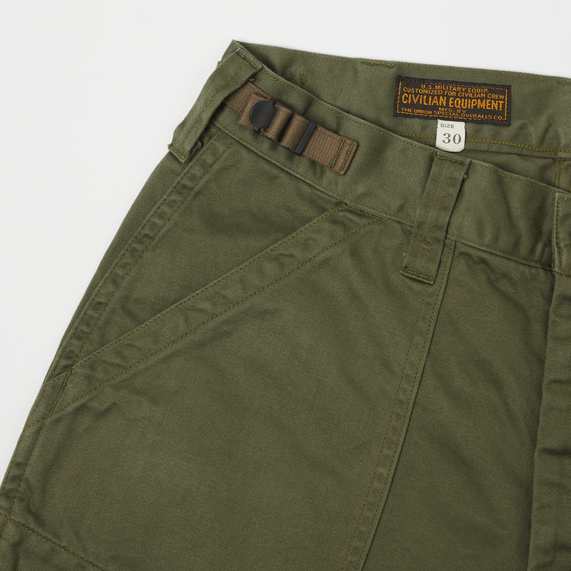 Freewheelers & Co U.S. Army 'Sidewinder' Military Short - Olive
