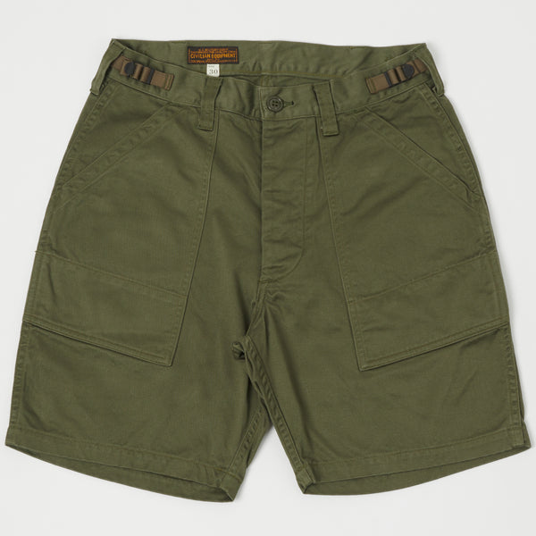 通販 送料無料  Freewheelers Olive - Short Military 'Sidewinder' 1922020 パンツ
