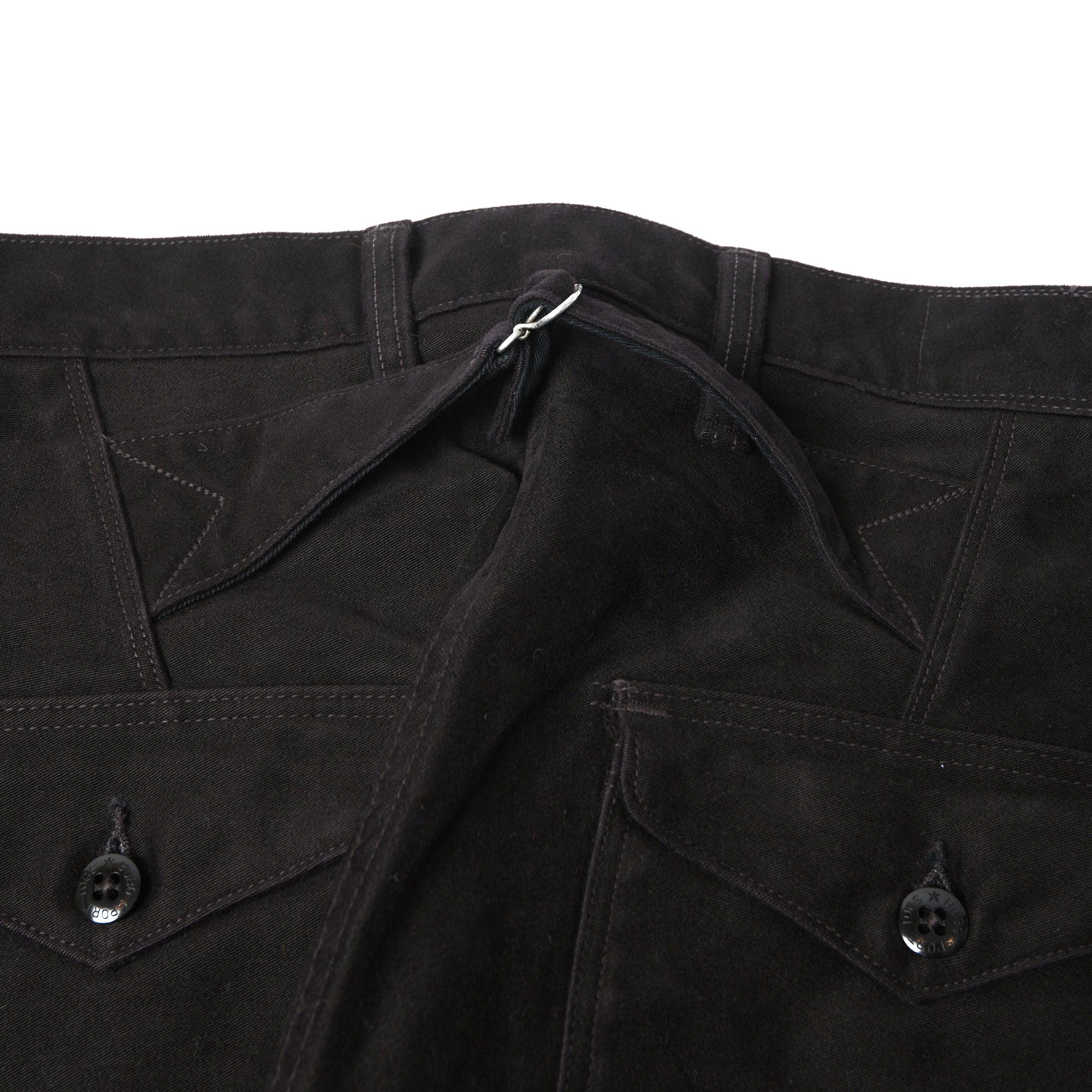 Freewheelers & Co Great Lakes 'Utica' Trouser - Black