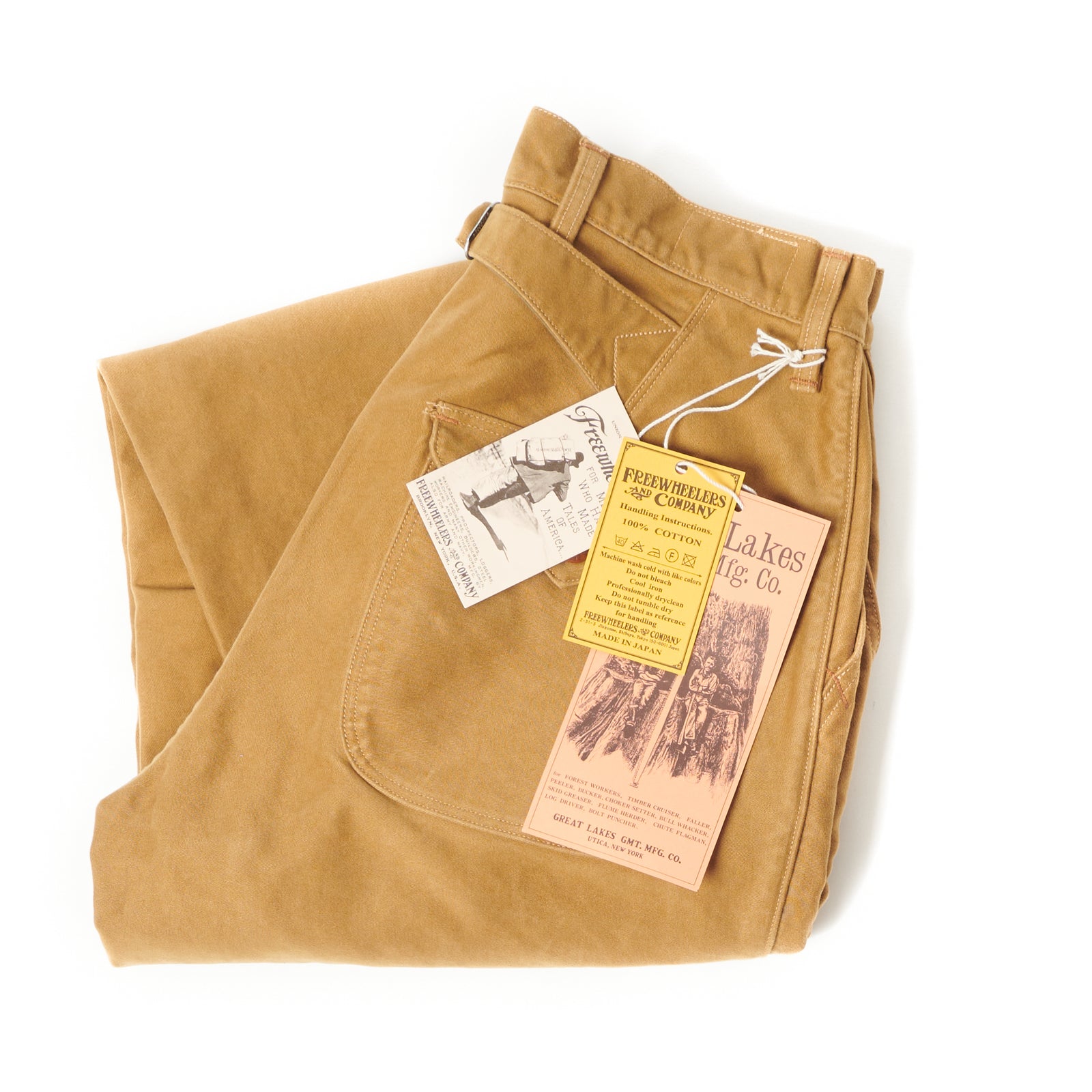 Freewheelers & Co Great Lakes 'Utica' Trouser - Camel | SON