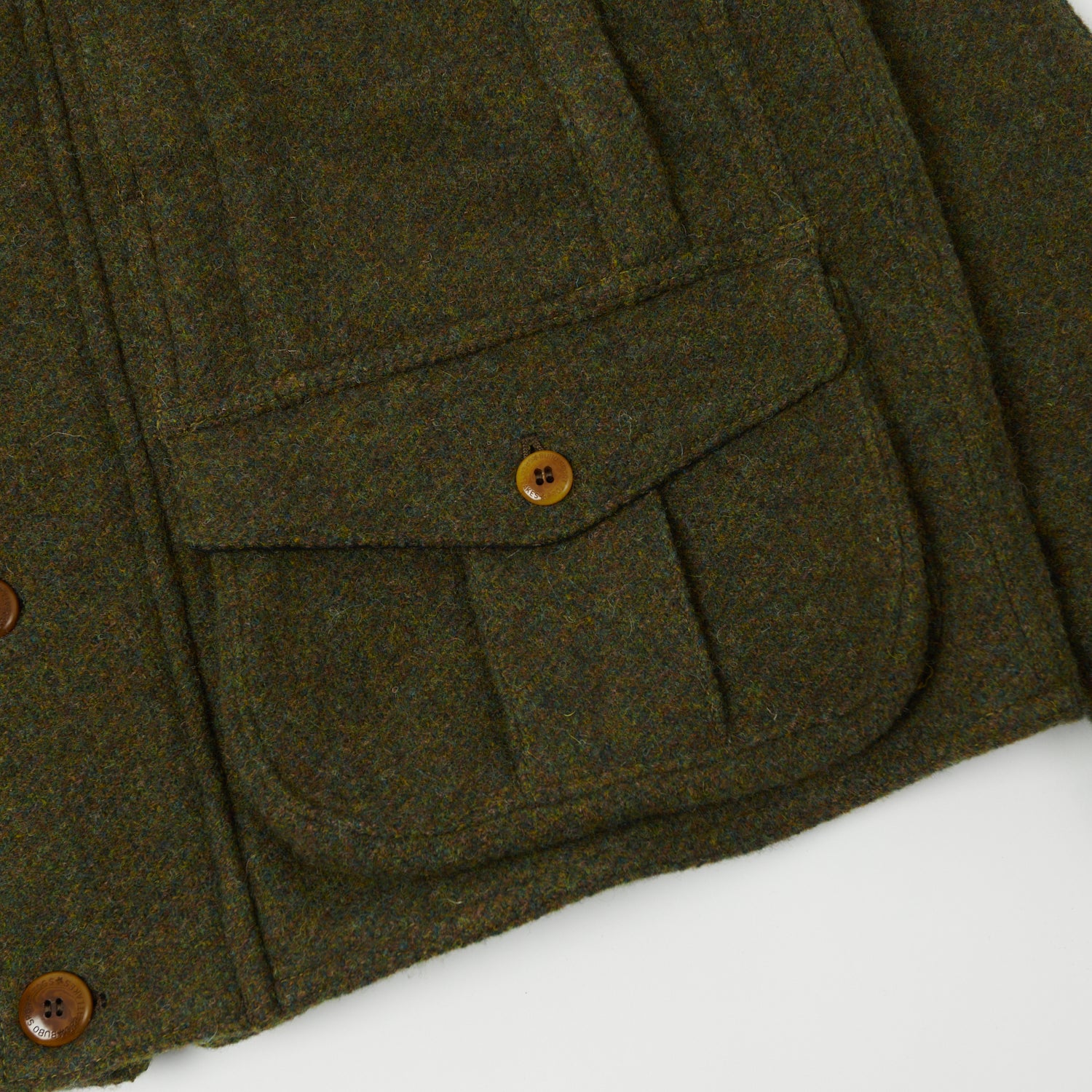 Freewheelers & Co Great Lakes 'Grizzly' Jacket - Grained Olive