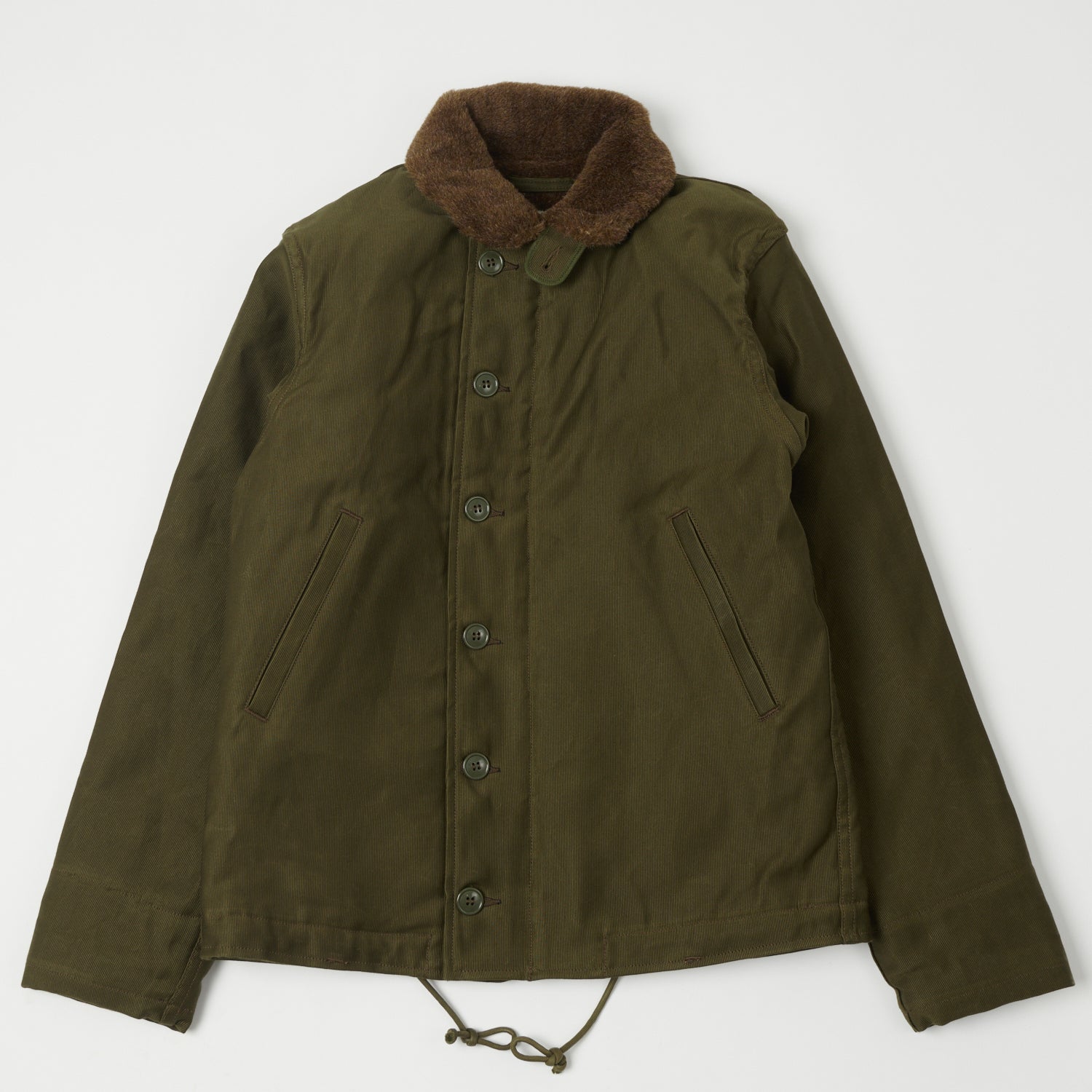 Freewheelers & Co Type N-1 Deck Jacket - Khaki Green