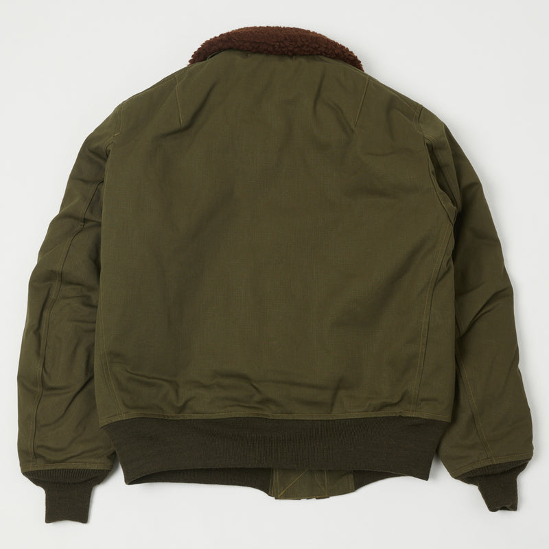 Freewheelers Type B-15B 'Civilian Model' Flight Jacket - Olive Drab