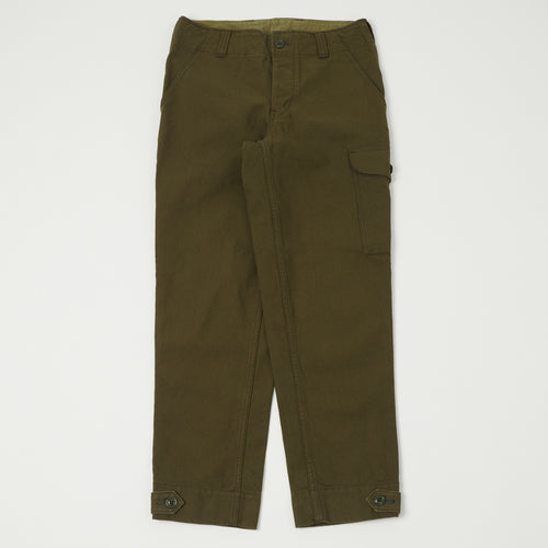 Freewheelers & Co Aviators Trouser - Dark Olive