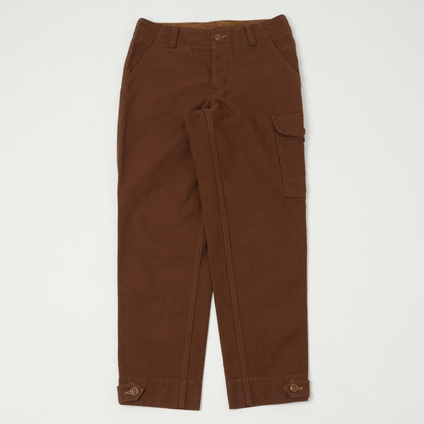 Freewheelers 2232006 'Aviators' Trouser - Red Brown
