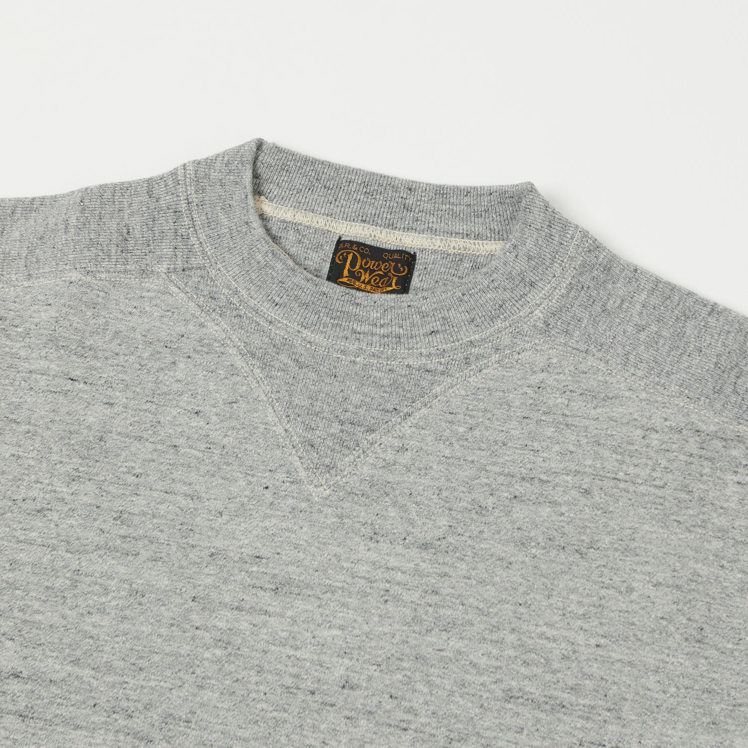 Freewheelers & Co Power Wear Heavyweight Athletic Sweatshirt - Mix Grey