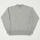 Freewheelers 2234009 Heavyweight Athletic Sweatshirt - Mix Grey
