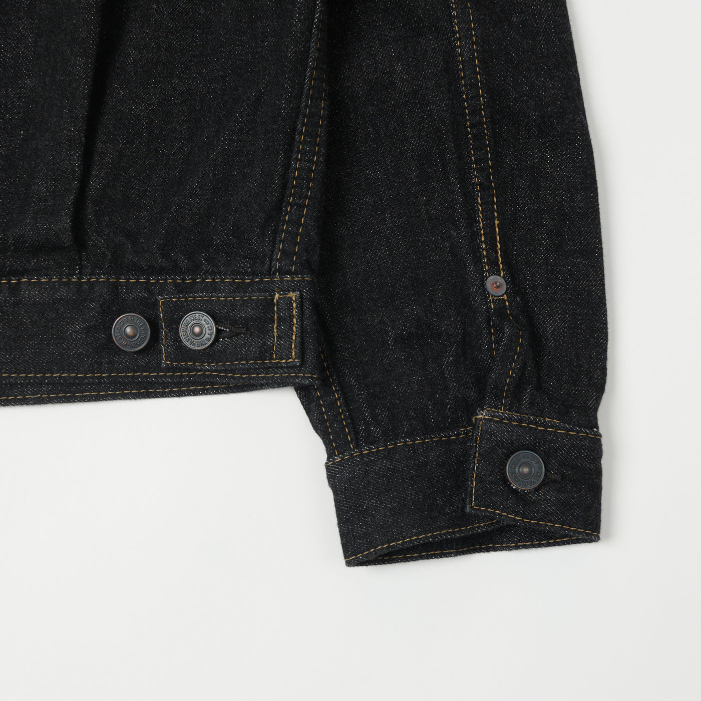 Freewheelers 507B 'The Vanishing West' 14oz Type II Denim Jacket - Bla |  SON OF A STAG