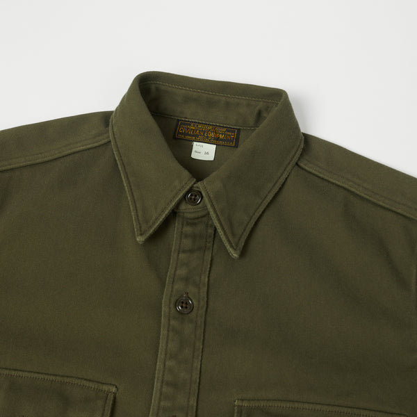 Freewheelers 2233002 Army Officer Shirt - Olive Drab