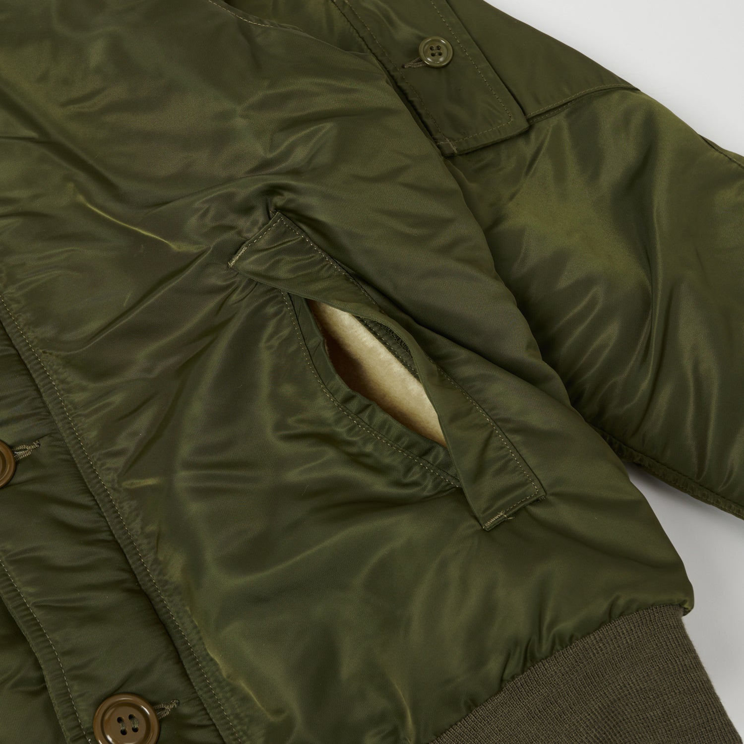 Freewheelers & Co Military ‘Cold Weather Air Crew' Jacket - Olive Drab