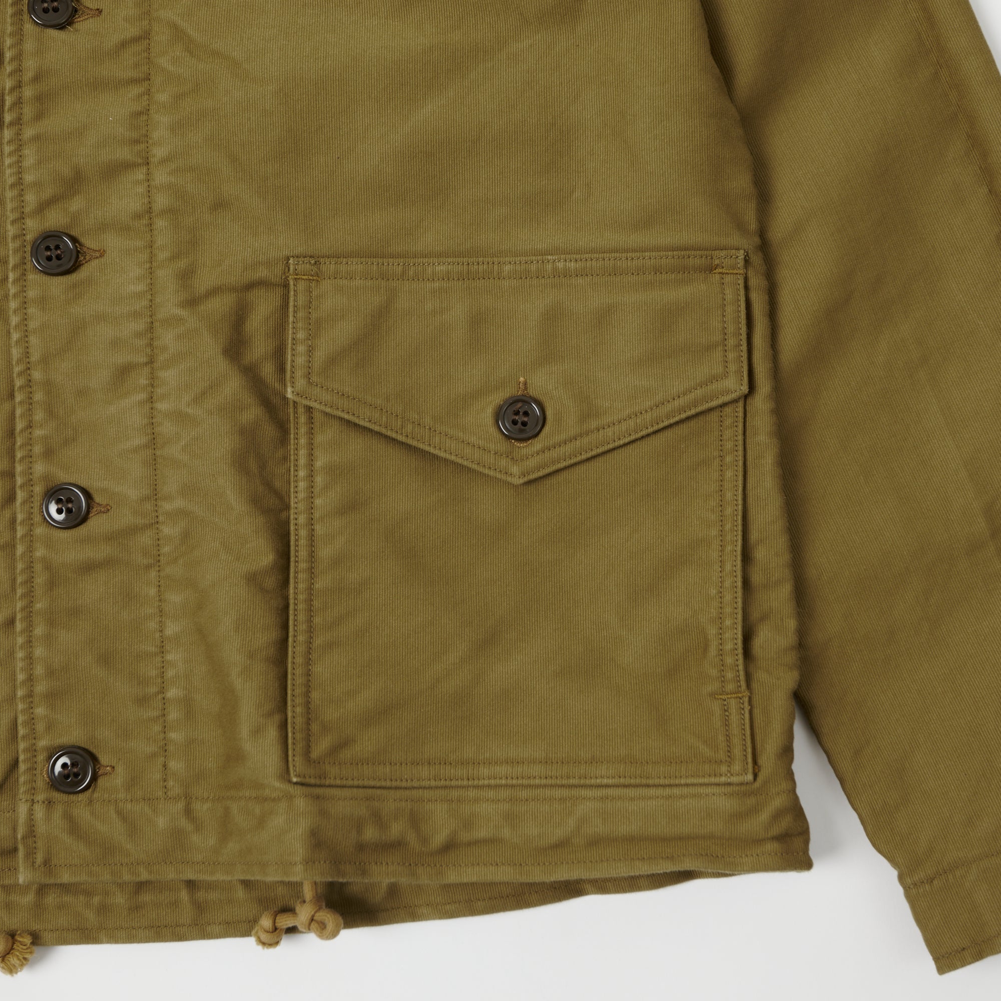 Freewheelers & Co U.S. Army Deck Worker Parka - Khaki Beige
