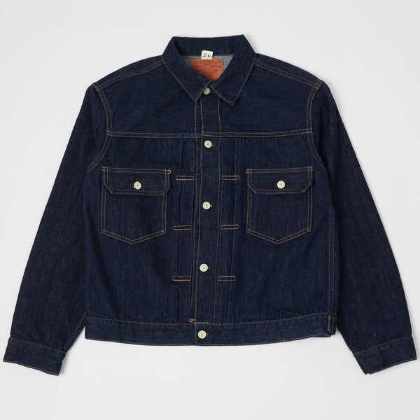 FREE WHEELERS/Denim Jacket”Lot 100” Freewheelers The Ironall Factories Co. Lot 100 Denim Chore Jacket
