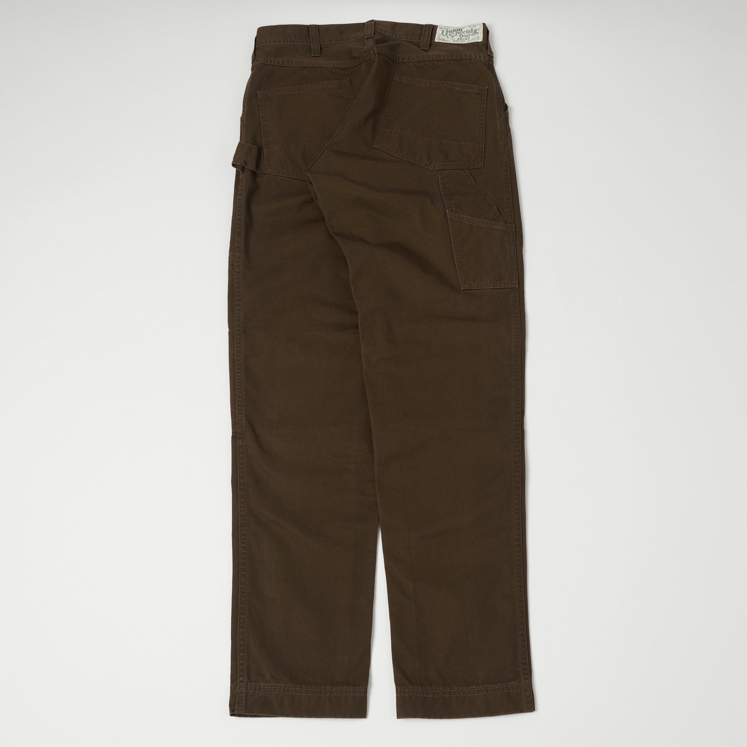 Freewheelers & Co Union Special Overalls ‘Grease Monkey’ Overall Trousers - Dark Brown