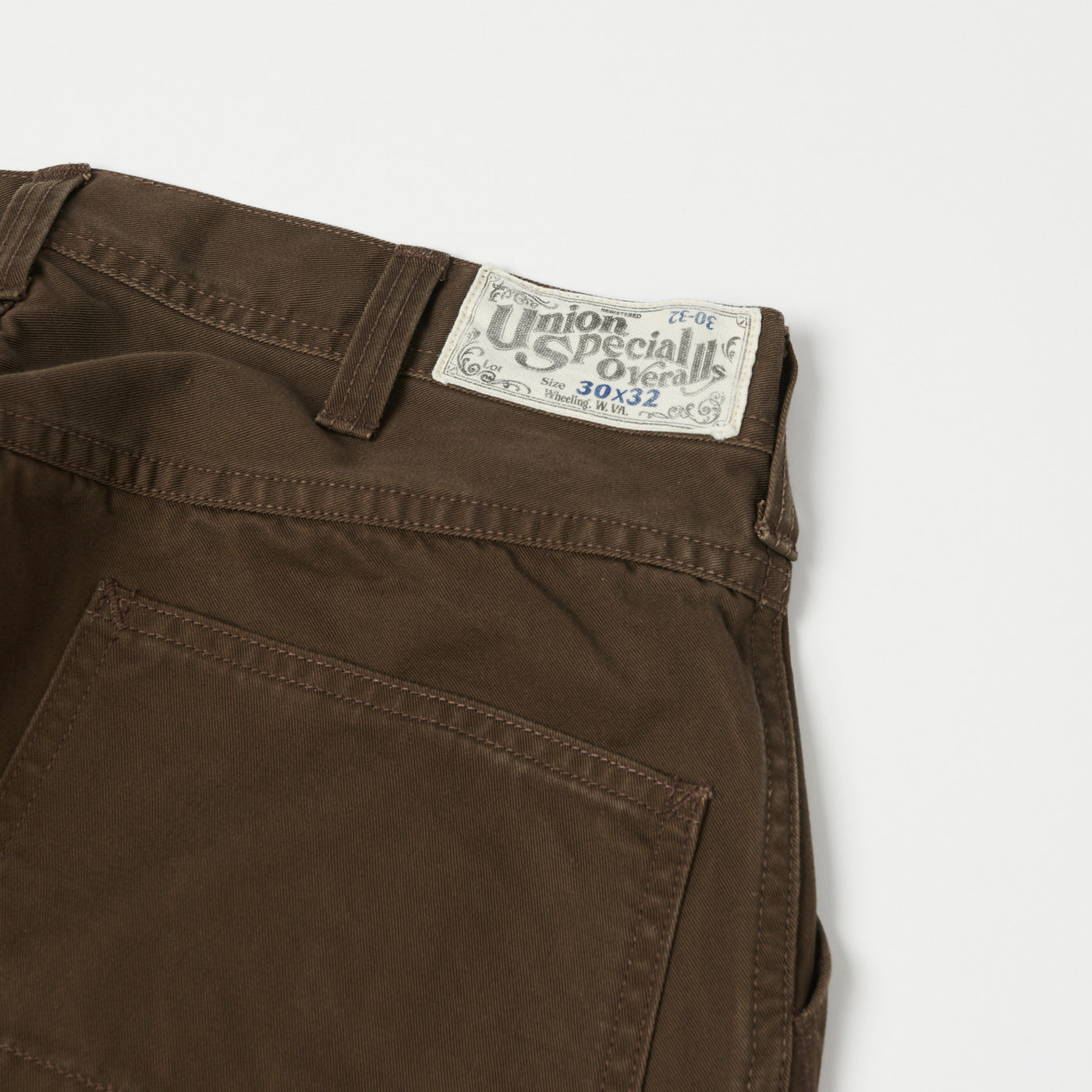 Freewheelers & Co Union Special Overalls ‘Grease Monkey’ Overall Trousers - Dark Brown
