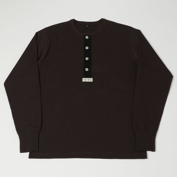 FREEWHEELERS POWER WEAR HENLEY NECK L/S SHIRT 38 size