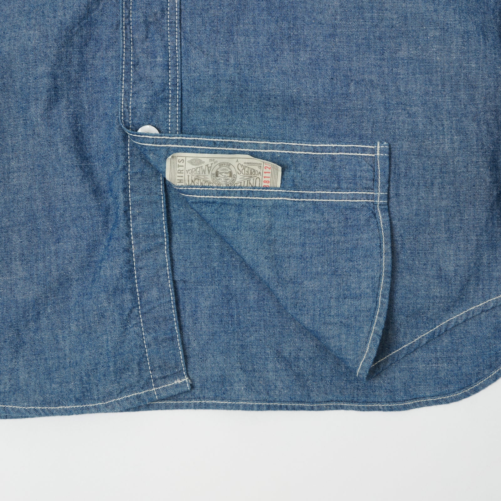 Freewheelers & Co Ironalls Long Sleeve Work Shirt - Indigo