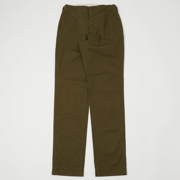 Freewheelers 2222017 'M-1942' Trouser - Olive