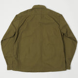 Freewheelers 2223004 'Union Special' Military Utility Shirt - Olive