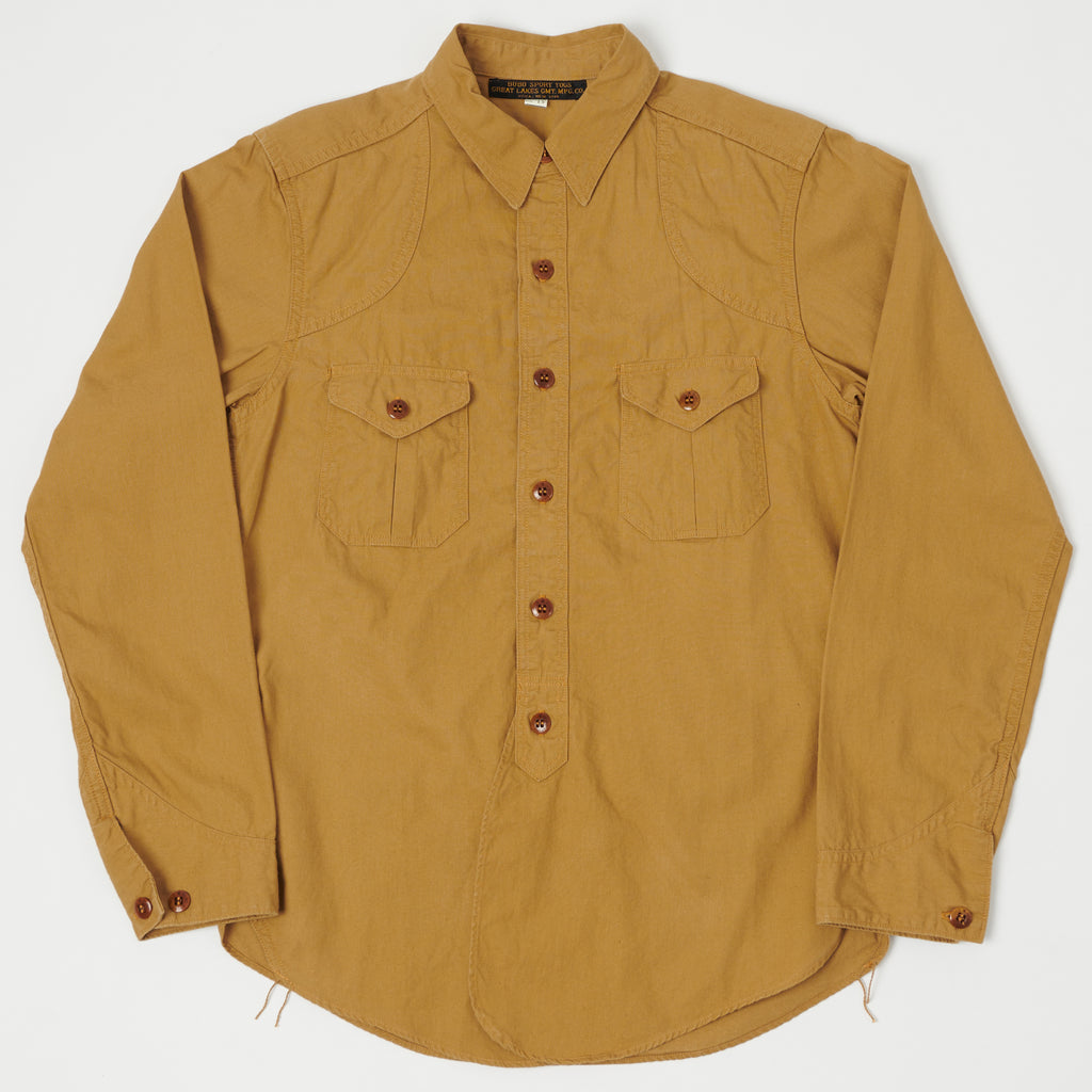 Freewheelers 2123014 'Montauk' Shirt - Camel | SON OF A STAG