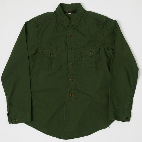 Freewheelers 2123014 'Montauk' Shirt - Leaf Green | SON OF A STAG