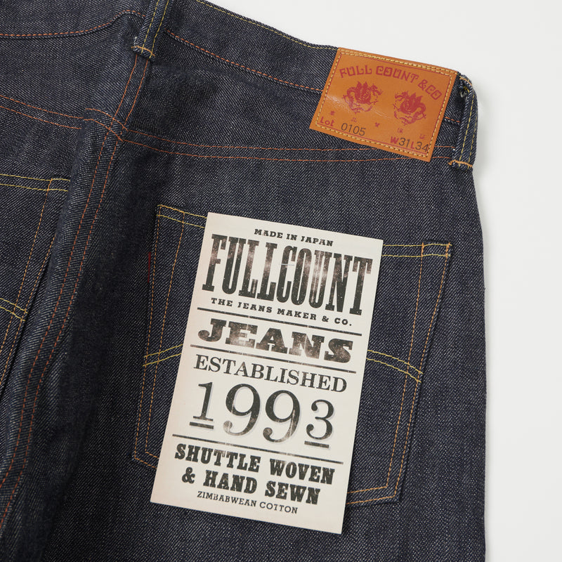 Full Count 0105 13.7oz Loose Straight Jean - Raw