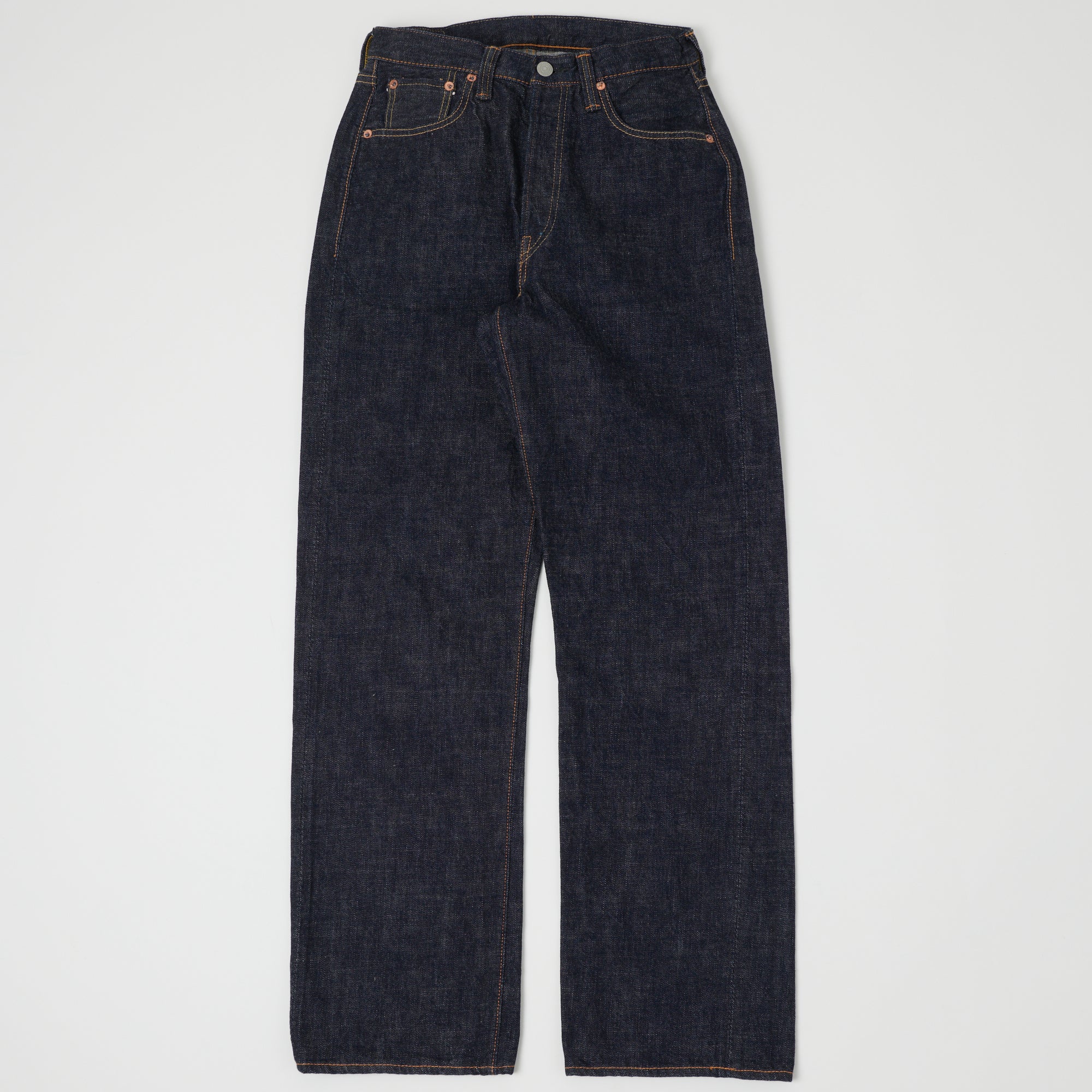 Full Count 0105W 13.7oz 'Plain Pocket' Wide Straight Jean - One Wash ...