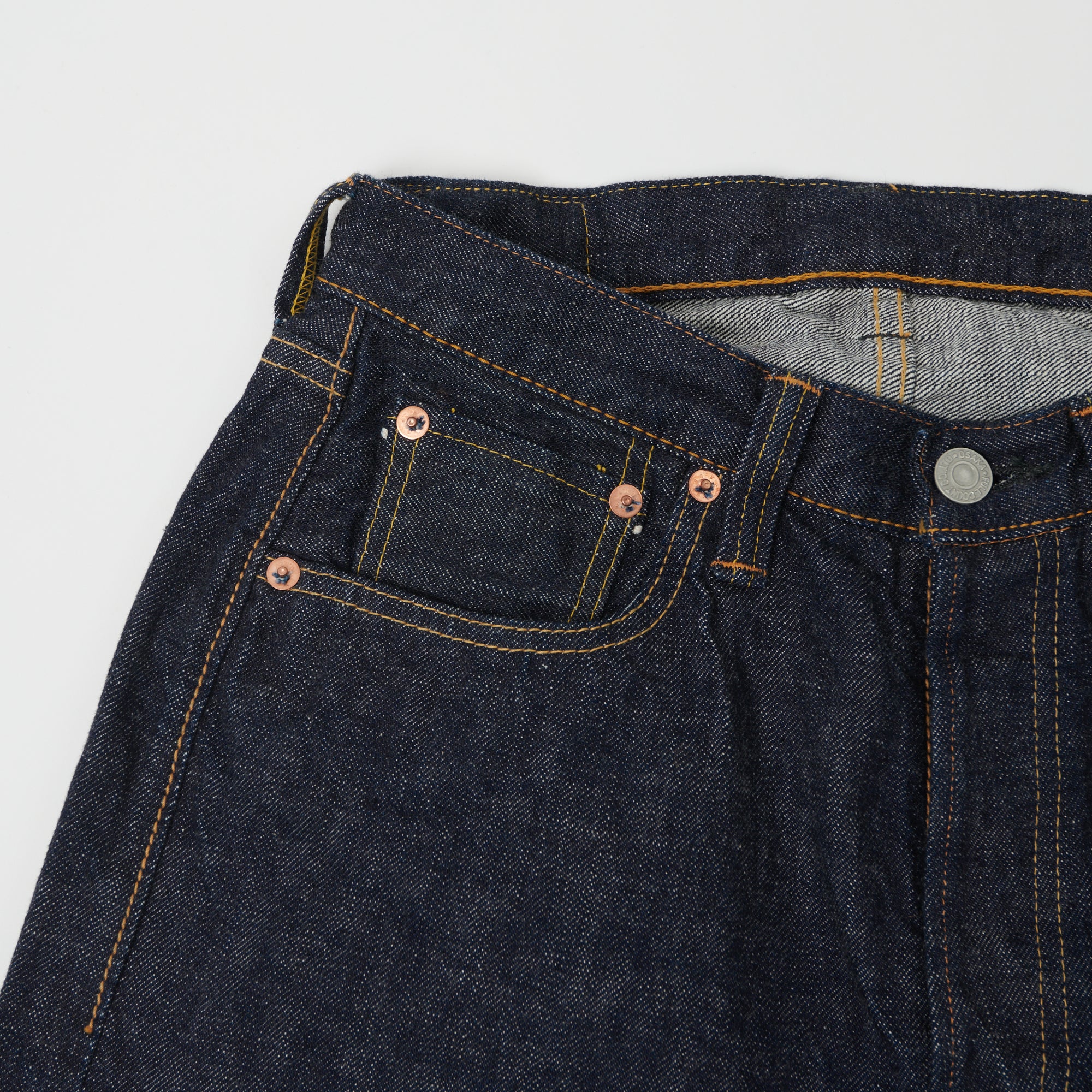 FULLCOUNT 0105 13.7oz Wide Straight Jean - One Wash