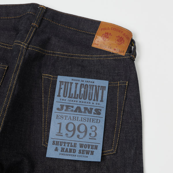 Full Count 0105XX 15.5oz 'Plain Pocket' Loose Straight Jean - Raw