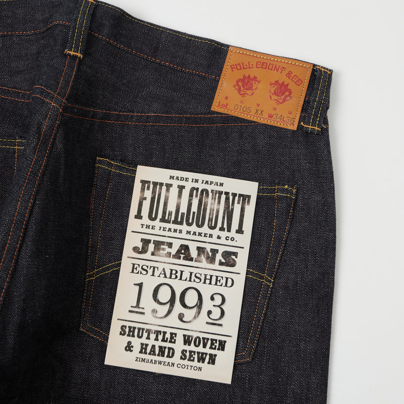 Full Count 0105XX 15.5oz Loose Straight Jean - Raw | SON OF A STAG