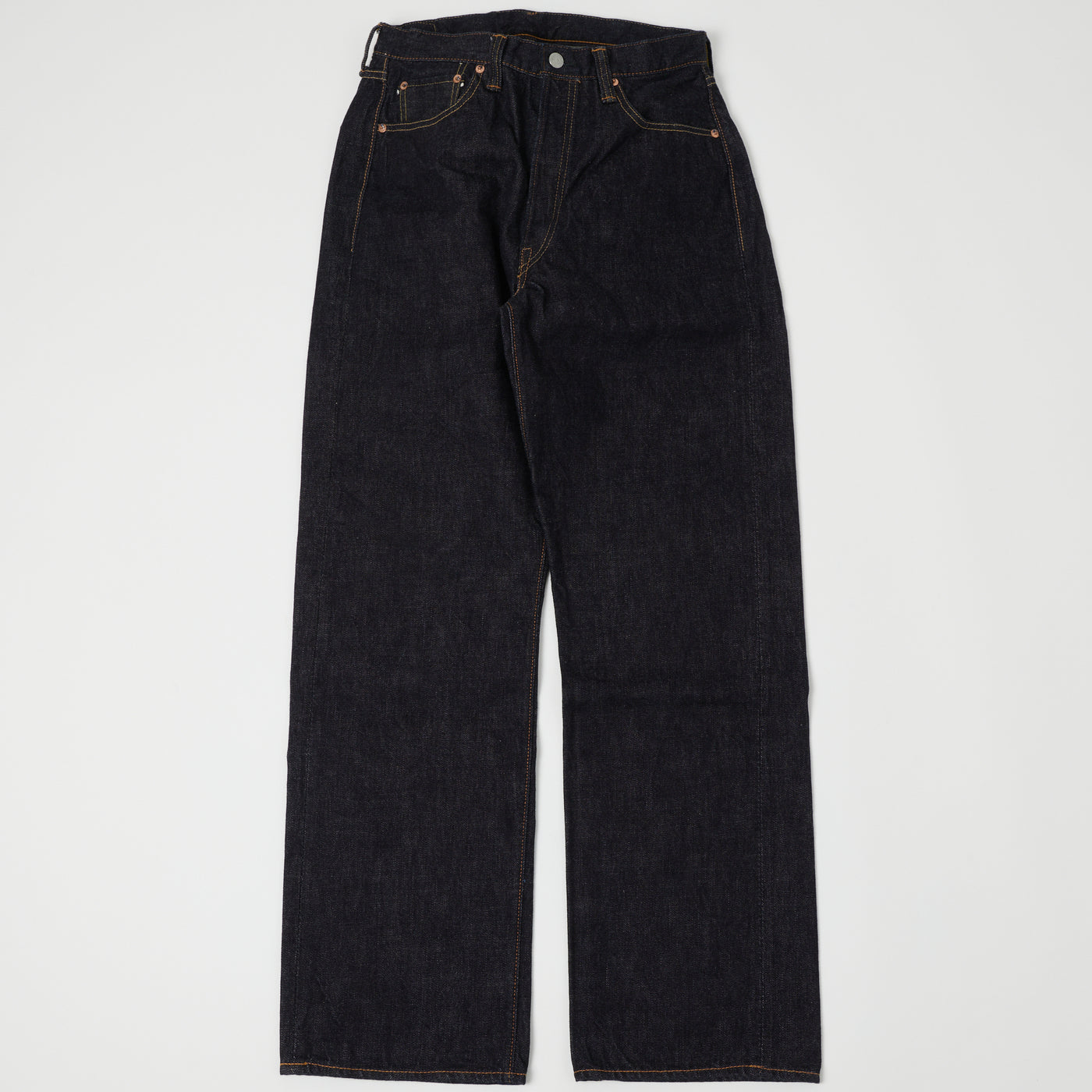 FULLCOUNT 0105XX 15.5oz Wide Straight Jean - One Wash