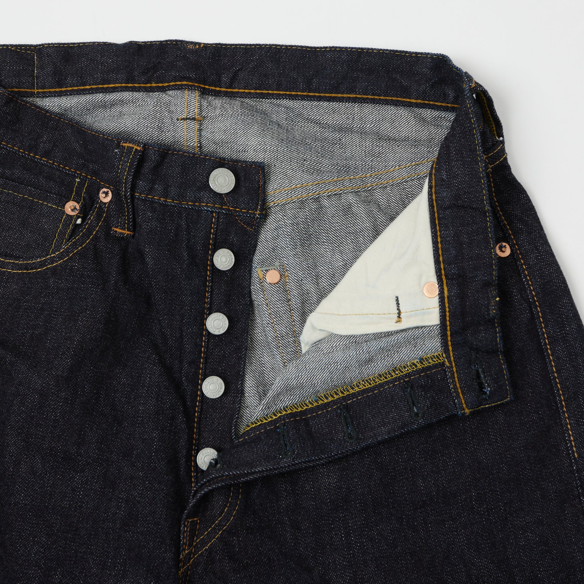 FULLCOUNT 0105XX 15.5oz Wide Straight Jean - One Wash