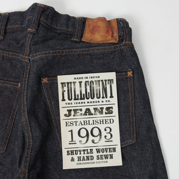 Full Count 1001W 14.4oz Left Hand Slim Tapered Jean - One Wash