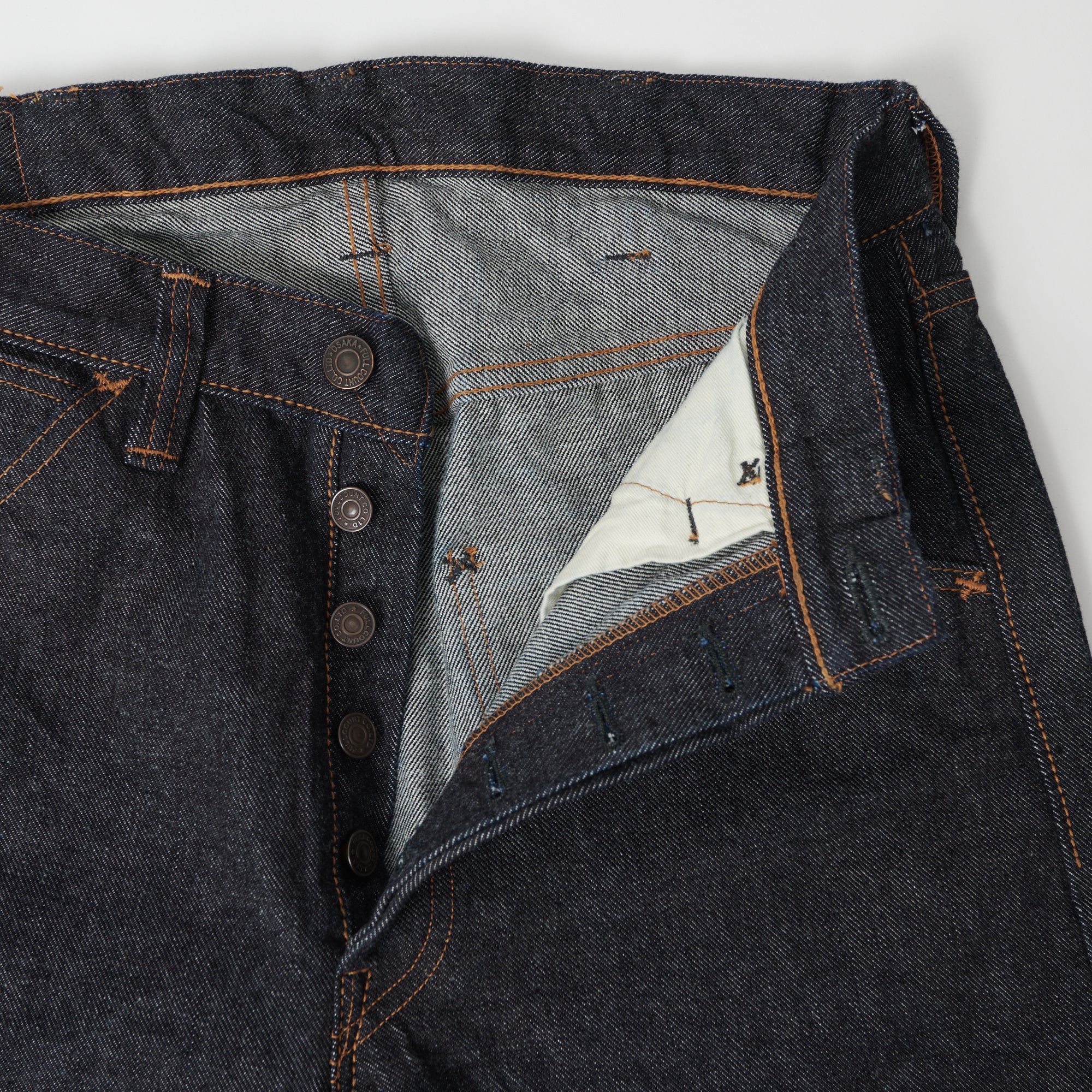 FULLCOUNT 1001 14.4oz Left Hand Twill Slim Tapered Jean - One Wash