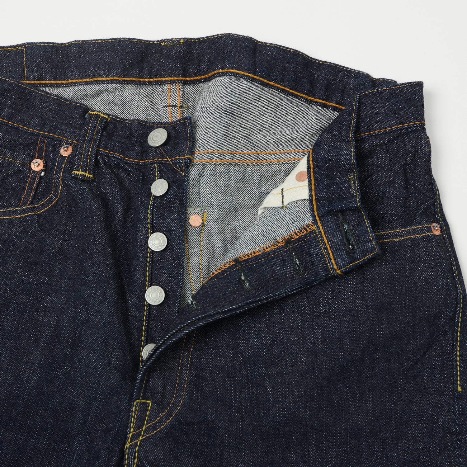 FULLCOUNT 1101 13.7oz Loose Straight Jean - One Wash