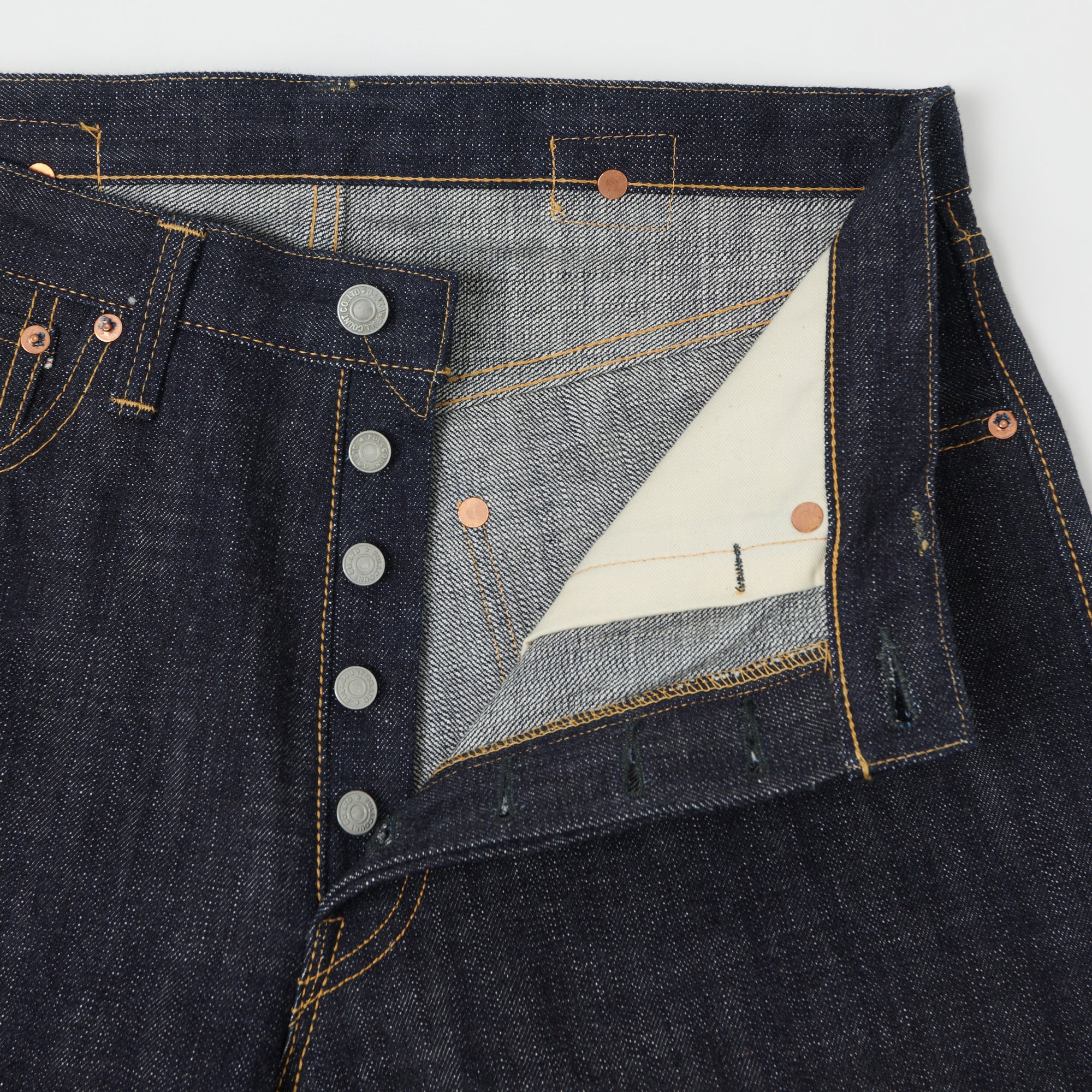 FULLCOUNT 1101XX Special Edition 15.5oz Loose Straight Jean - Raw