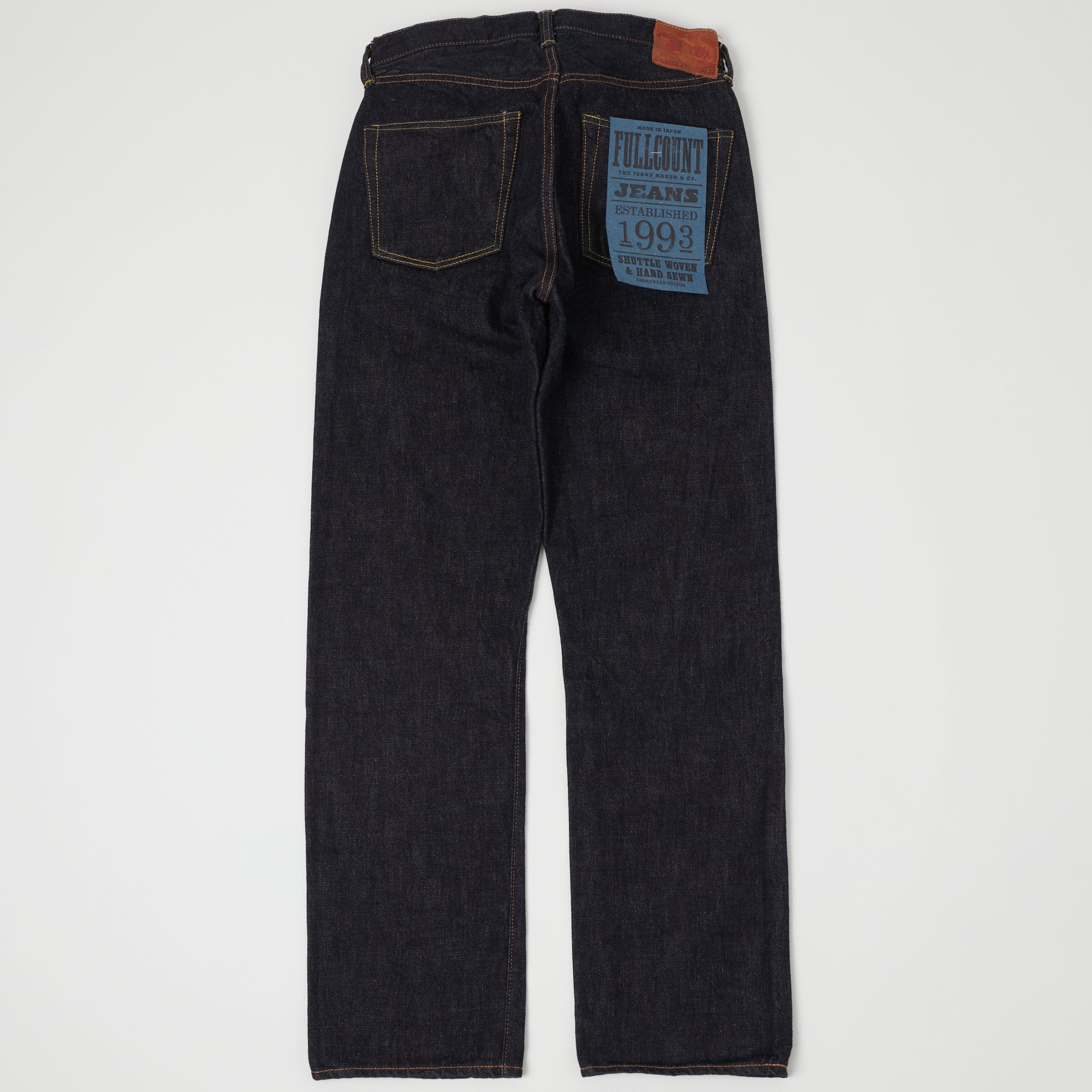 FULLCOUNT 1101XX 15.5oz Loose Straight Jean - One Wash