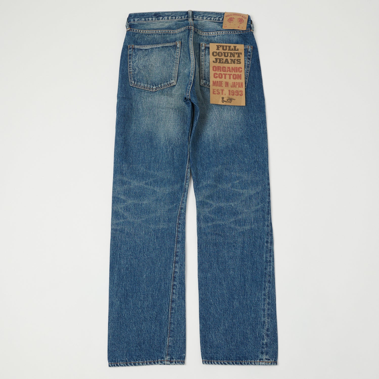 FULLCOUNT 1102 13.7oz Regular Straight Jean - 'Fade' Wash