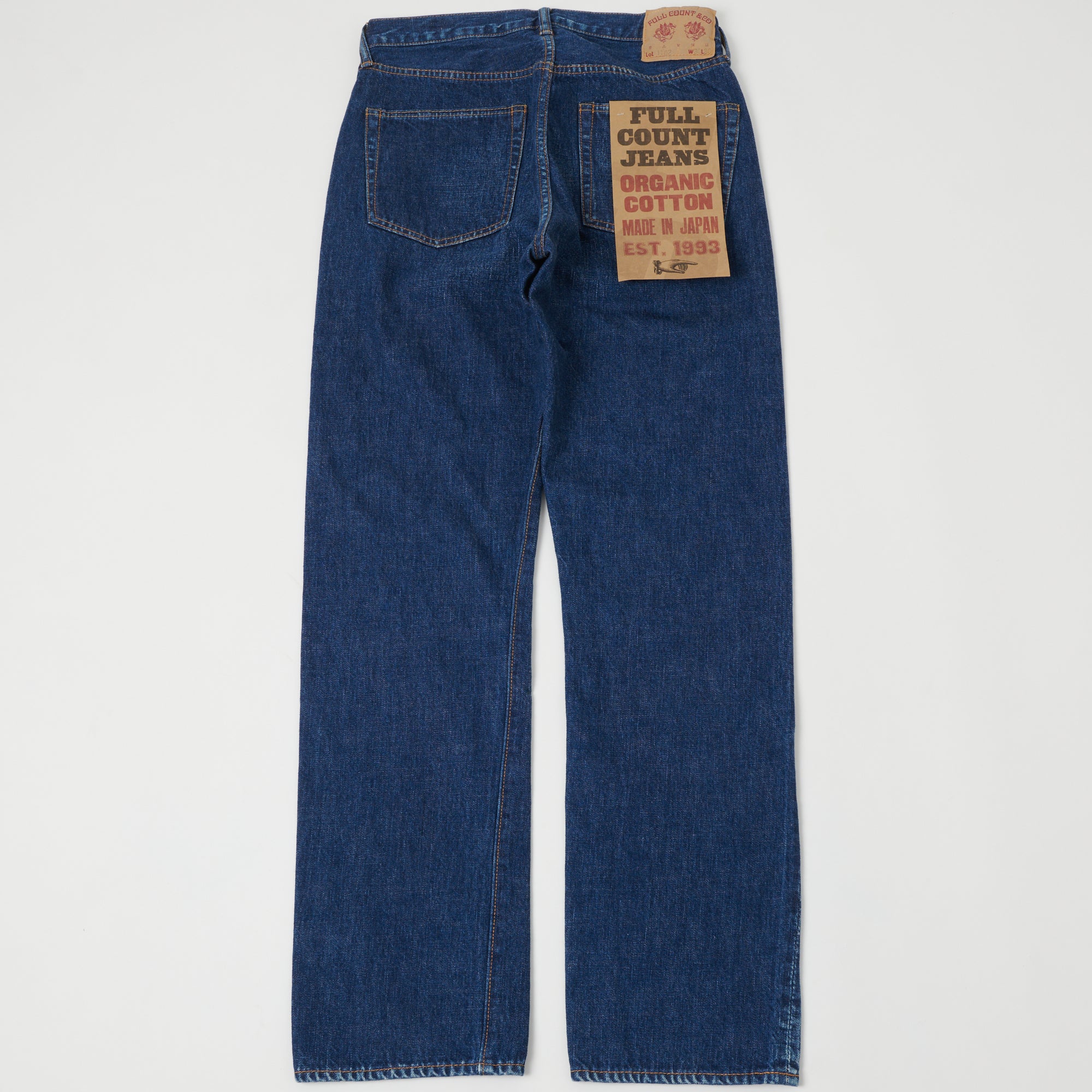 FULLCOUNT 1102 13.7oz Regular Straight Jean - 'That Thing' Wash