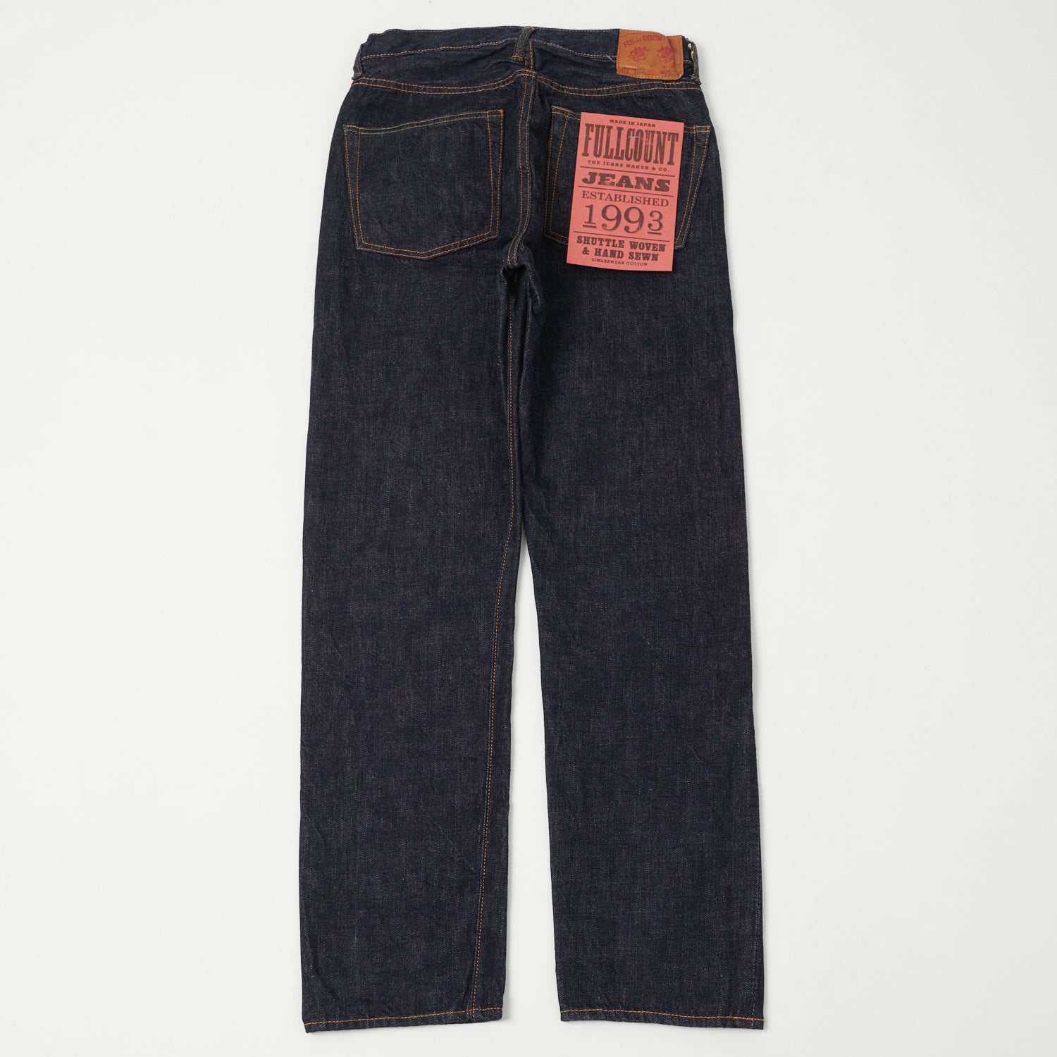 FULLCOUNT 1103 13.7oz Clean Straight Jean - One Wash