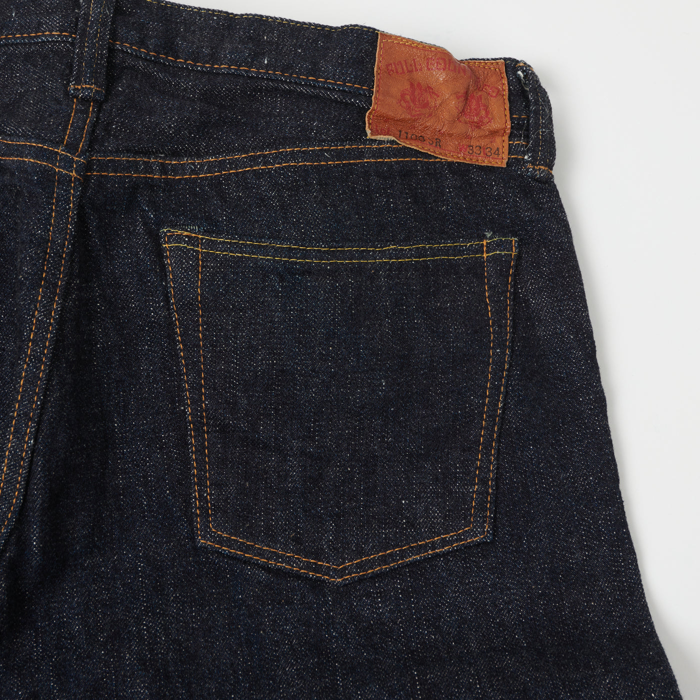 FULLCOUNT 1108 'Super Rough' 15.5oz Regular Straight Jean - One Wash