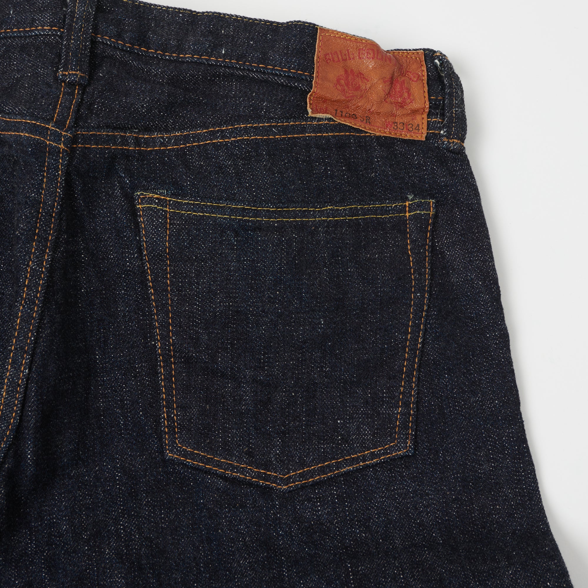 FULLCOUNT 1108 'Super Rough' 15.5oz Regular Straight Jean - One Wash